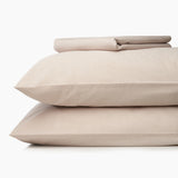 Washed Cotton Percale Minimalist Sheet Set