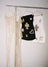 LETO EMBELLISHED DRESS