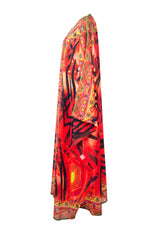 Dahlia Goddess kaftan