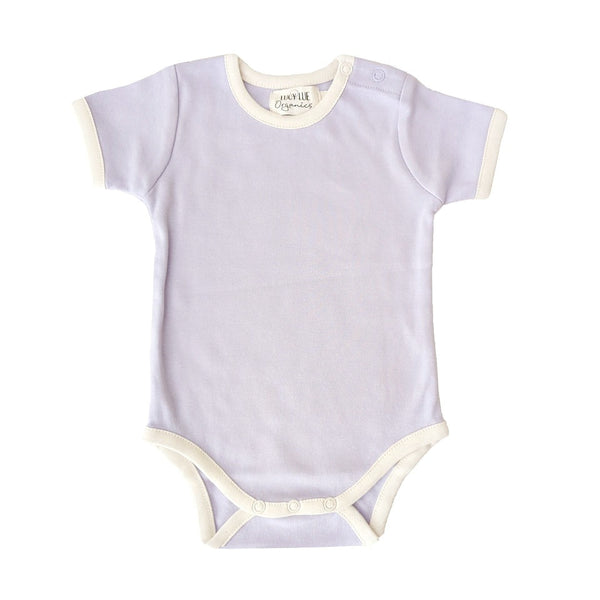 retro organic ss bodysuit | lavender