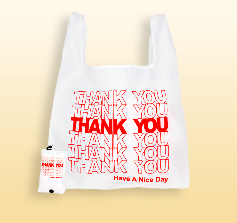 Reusable Thank You Bag                  With Keychain