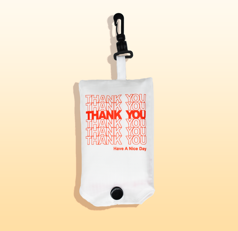 Reusable Thank You Bag                  With Keychain