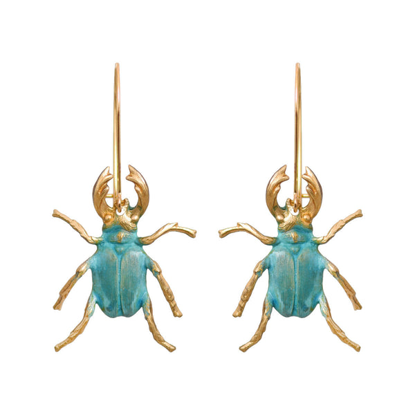 Beetle Earrings