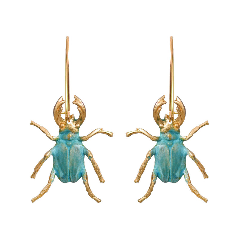 Beetle Earrings