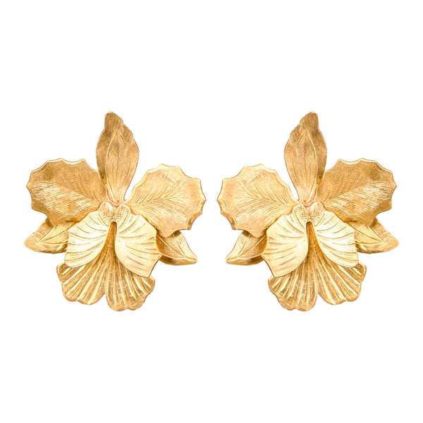 Little Laelia Orchid Earrings